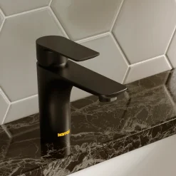 Karran Kayes 1.2 GPM Single Lever Handle Lead-free Brass ADA Bathroom Faucet, Basin, Matte Black, KBF420MB