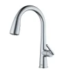 Karran Kentland 1.8 GPM Single Lever Handle Lead-free Brass ADA Kitchen Faucet, Pull-Down Kitchen, Stainless Steel, KKF320SS