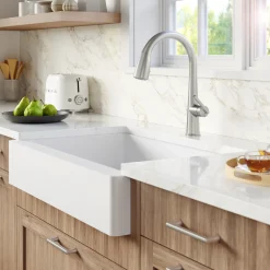 Karran Kentland 1.8 GPM Single Lever Handle Lead-free Brass ADA Kitchen Faucet, Pull-Down Kitchen, Stainless Steel, KKF320SS