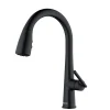 Karran Kentland 1.8 GPM Single Lever Handle Lead-free Brass ADA Kitchen Faucet, Pull-Down Kitchen, Matte Black, KKF320MB