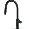 Karran Lagrange 1.8 GPM Single Lever Handle Lead-free Brass ADA Kitchen Faucet, Pull-Down Kitchen, Matte Black, KKF350MB