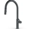 Karran Lagrange 1.8 GPM Single Lever Handle Lead-free Brass ADA Kitchen Faucet, Pull-Down Kitchen, Gunmetal Grey, KKF350GG