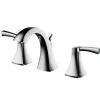 Karran Randburg 1.2 GPM Double Lever Handle Lead-free Brass ADA Bathroom Faucet, Widespread, Chrome, KBF524C