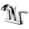 Karran Randburg 1.2 GPM Double Lever Handle Lead-free Brass ADA Bathroom Faucet, Centerset, Chrome, KBF526C