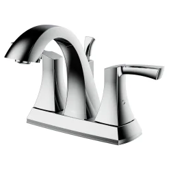 Karran Randburg 1.2 GPM Double Lever Handle Lead-free Brass ADA Bathroom Faucet, Centerset, Chrome, KBF526C