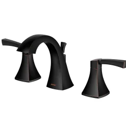 Karran Randburg 1.2 GPM Double Lever Handle Lead-free Brass ADA Bathroom Faucet, Widespread, Oil Rubbed Bronze, KBF524ORB