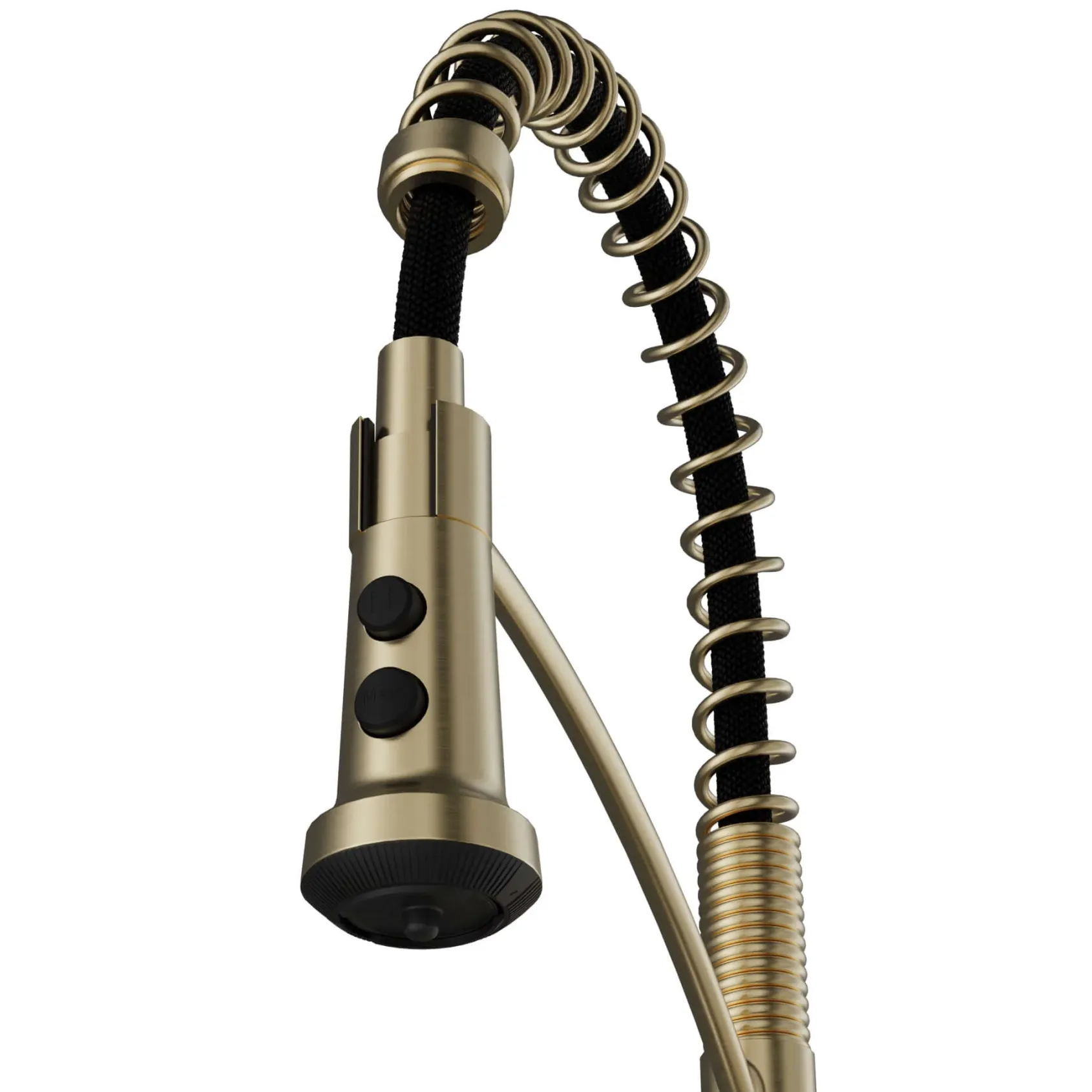 Karran Scottsdale 1.8 GPM Single Lever Lead-free Brass ADA Kitchen Faucet, Pull-Down, Spot-Free Champagne Bronze, KKF740SFCB