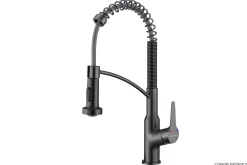 Karran Scottsdale Single Lever Handle Lead-free Brass ADA Kitchen Faucet, Pull Down, Gun Metal Grey, KKF210GG