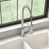 Karran Scottsdale Single Lever Handle Lead-free Brass ADA Kitchen Faucet, Pull Down, Chrome, KKF210C
