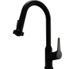 Karran Scottsdale Touchless Pull-Down Kitchen Faucet, Matte Black, Brass, KKF255MB