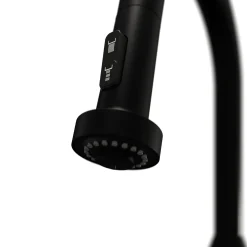 Karran Scottsdale Touchless Pull-Down Kitchen Faucet, Matte Black, Brass, KKF255MB