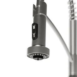 Karran Scottsdale Touchless Pull-Down Kitchen Faucet, Spot Free Stainless Steel, Brass, KKF215SFSS