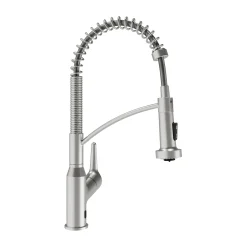 Karran Scottsdale Touchless Pull-Down Kitchen Faucet, Spot Free Stainless Steel, Brass, KKF215SFSS