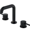 Karran Tryst 1.2 GPM Double Lever Handle Lead-free Brass ADA Bathroom Faucet, Widespread, Matte Black, KBF464MB
