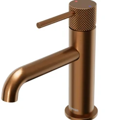 Karran Tryst 1.2 GPM Single Lever Handle Lead-free Brass ADA Bathroom Faucet, Basin, Brushed Copper, KBF460BC