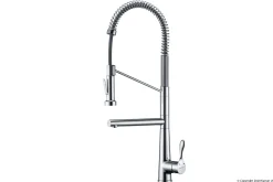 Karran Tumba Single Lever Handle Lead-free Brass ADA Kitchen Faucet, Pull Down, Chrome, KKF230C
