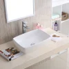 Karran Valera 19" x 13.25" x 4.5" Rectangular Vessel Vitreous China ADA Bathroom Sink, White, VC-502-WH
