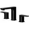 Karran Venda 1.2 GPM Double Lever Handle Lead-free Brass ADA Bathroom Faucet, Widespread, Matte Black, KBF514MB