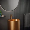 Karran Venda 1.2 GPM Single Lever Handle Lead-free Brass ADA Bathroom Faucet, Basin, Brushed Copper, KBF510BC