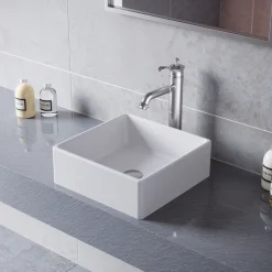 Karran Vineyard 1.2 GPM Single Lever Handle Lead-free Brass ADA Bathroom Faucet, Vessel, Stainless Steel, KBF472SS