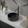 Karran Vineyard 1.2 GPM Single Lever Handle Lead-free Brass ADA Bathroom Faucet, Vessel, Gunmetal Grey, KBF472GG