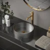 Karran Vineyard 1.2 GPM Single Lever Handle Lead-free Brass ADA Bathroom Faucet, Vessel, Gold, KBF472G