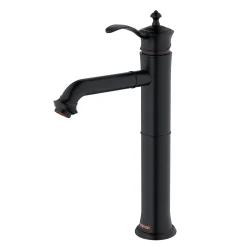 Karran Vineyard 1.2 GPM Single Lever Handle Lead-free Brass ADA Bathroom Faucet, Vessel, Oil Rubbed Bronze, KBF472ORB