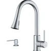 Karran Weybridge 1.8 GPM Single Lever Handle Lead-free Brass ADA Kitchen Faucet, Pull-Down Kitchen, Stainless Steel, KKF240SD25SS