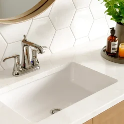Karran Woodburn 1.2 GPM Double Lever Handle Lead-free Brass ADA Bathroom Faucet, Centerset, Chrome, KBF416C