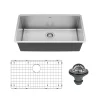Karran Elite 32" Undermount Stainless Steel Kitchen Sink, 16 Gauge, EL-79-PK1
