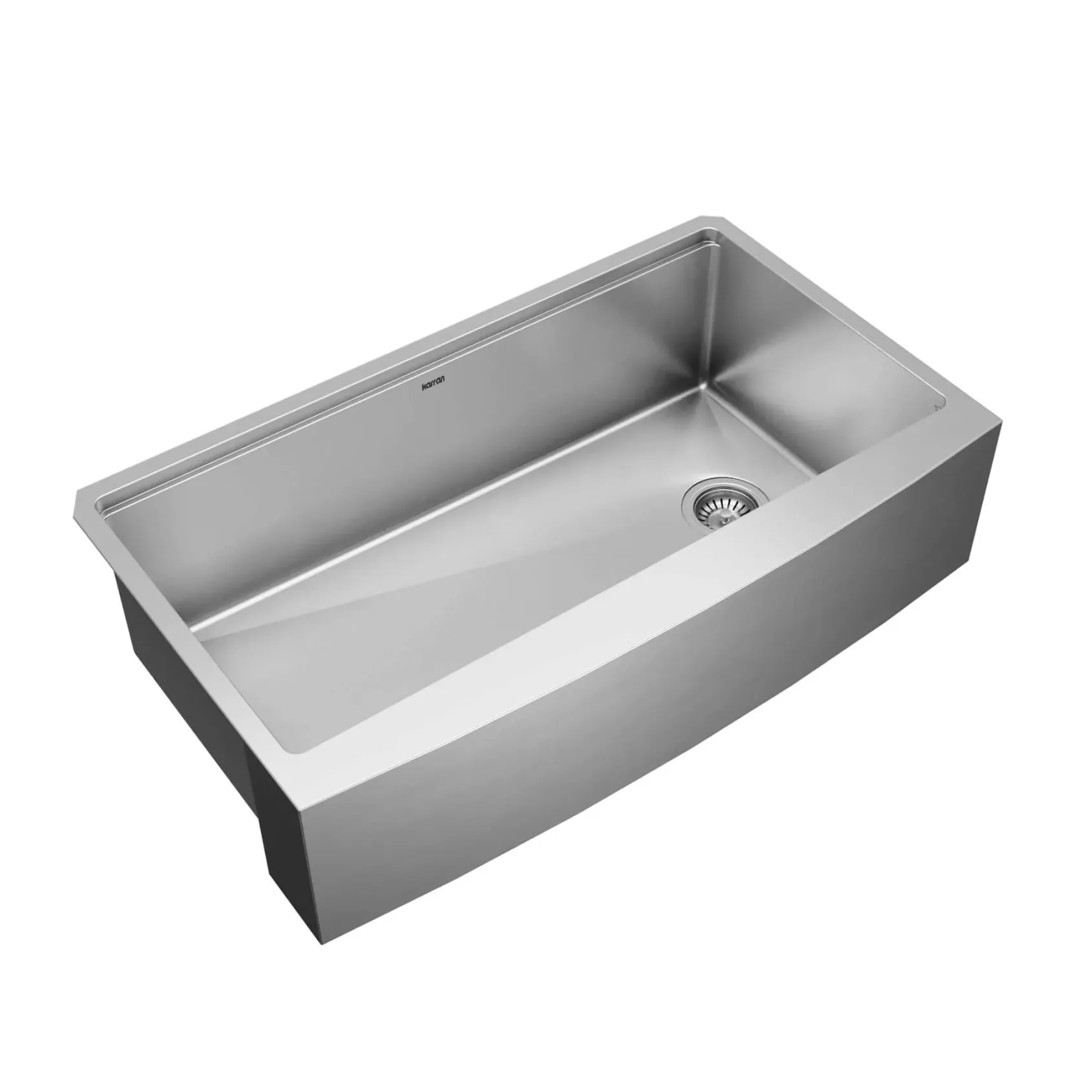 Karran Elite Workstation 36" Stainless Steel Workstation Farmhouse Sink with Accessories, 16 Gauge, WSA-46-PK1