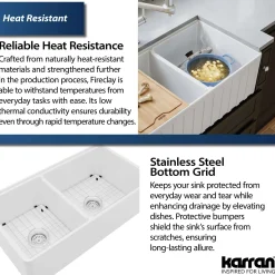Karran Fireclay 33