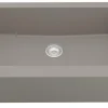 Karran 34" Quartz Composite Farmhouse Sink, Concrete, QA-740-CN