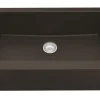 Karran 34" Quartz Composite Farmhouse Sink, Brown, QA-740-BR