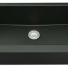 Karran 34" Quartz Composite Retrofit Farmhouse Sink, Black, QAR-740-BL
