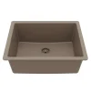 Karran 24" Undermount Quartz Composite Kitchen Sink, Concrete, QU-820-CN