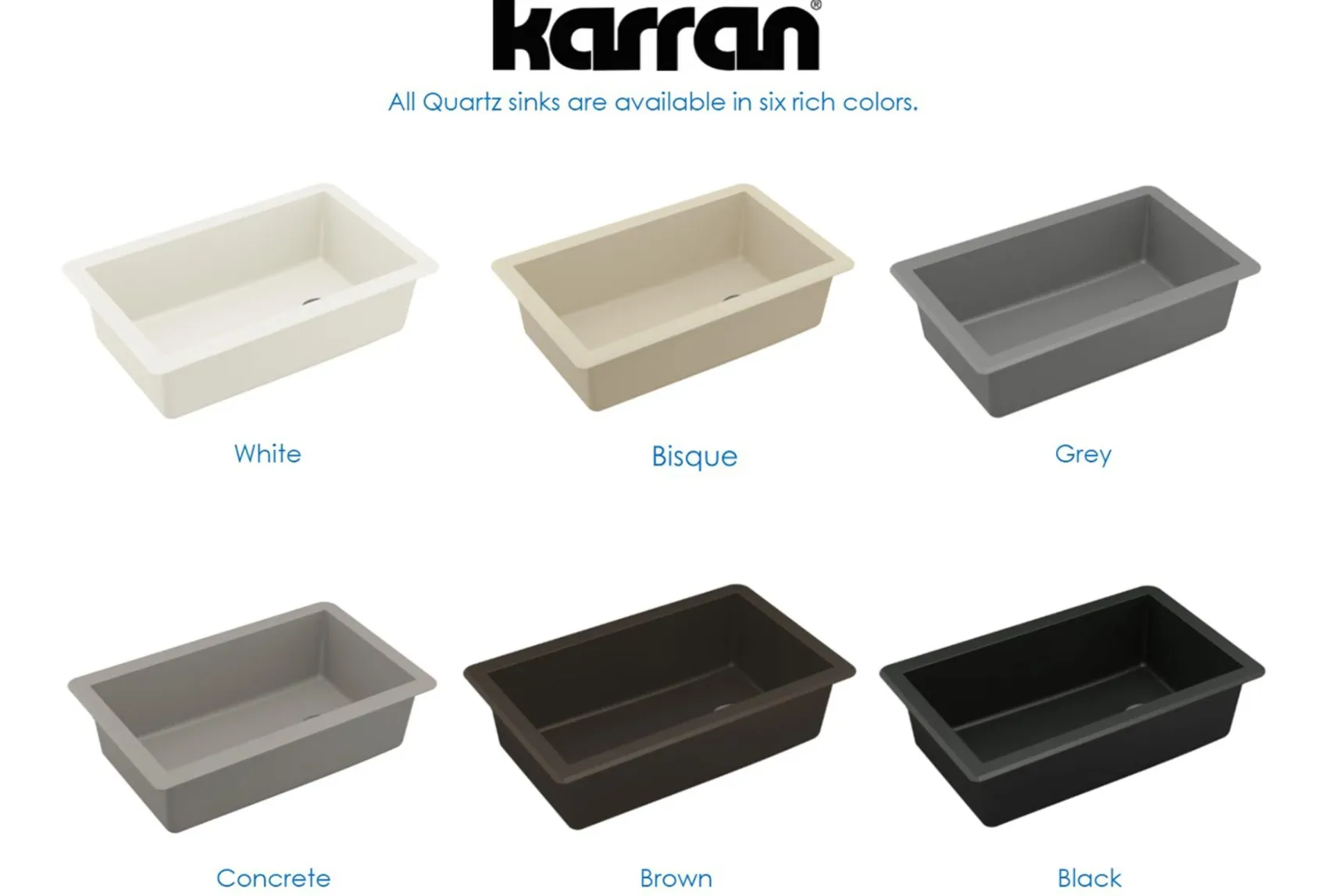 Karran 32" Undermount Quartz Composite Kitchen Sink, Bisque, QU-670-BI-PK1