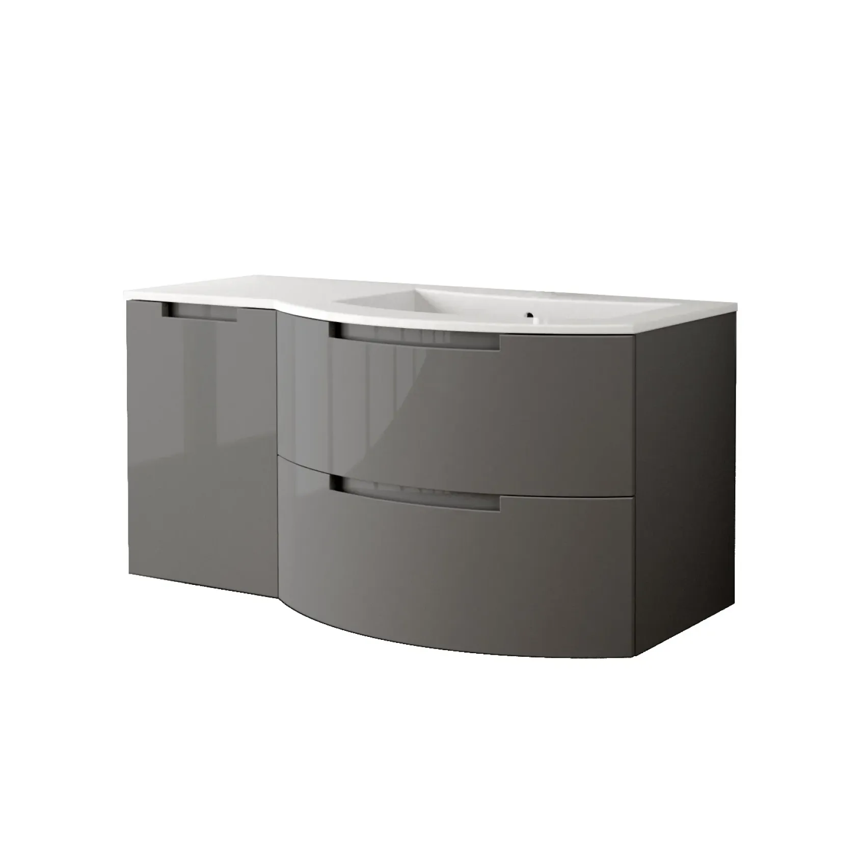 Latoscana 53" Modern Bathroom Vanity, Left Side Cabinet, Oasi Series, OA53OPT3