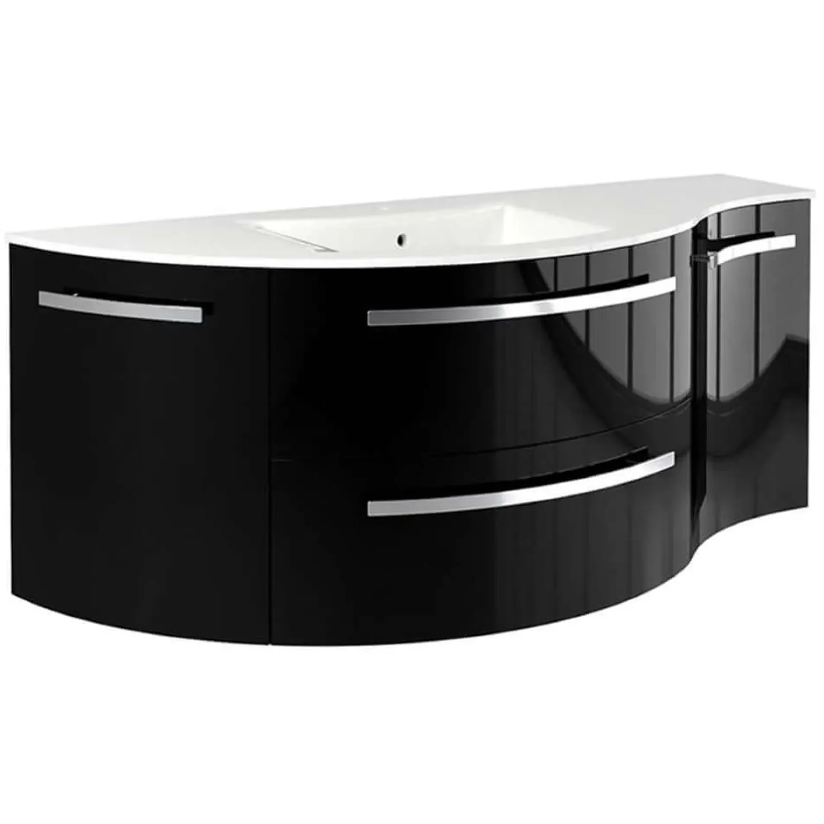 Latoscana 52" Modern Bathroom Vanity, Ameno Series, Left Side, AM52L