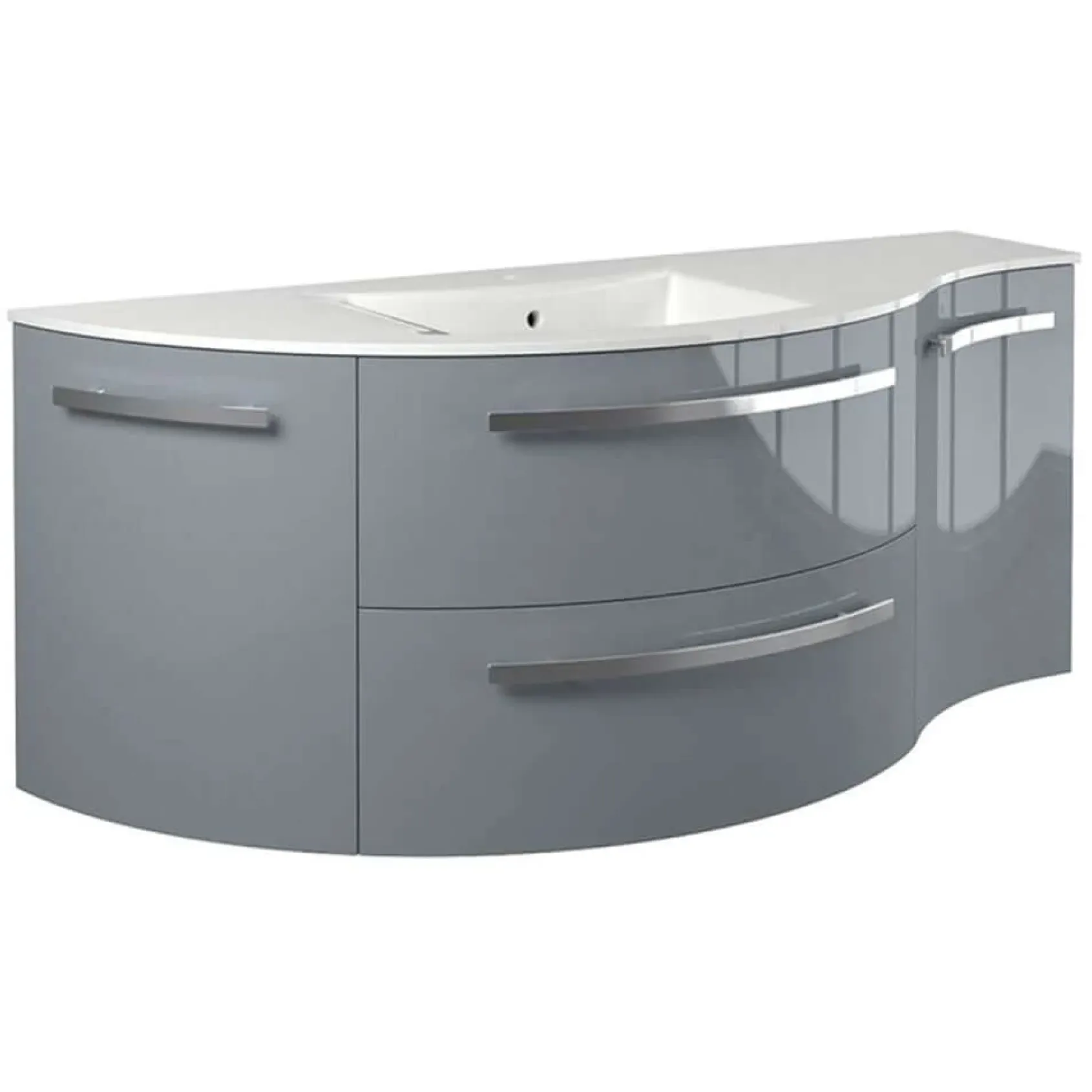 Latoscana 52" Modern Bathroom Vanity, Ameno Series, Left Side, AM52L