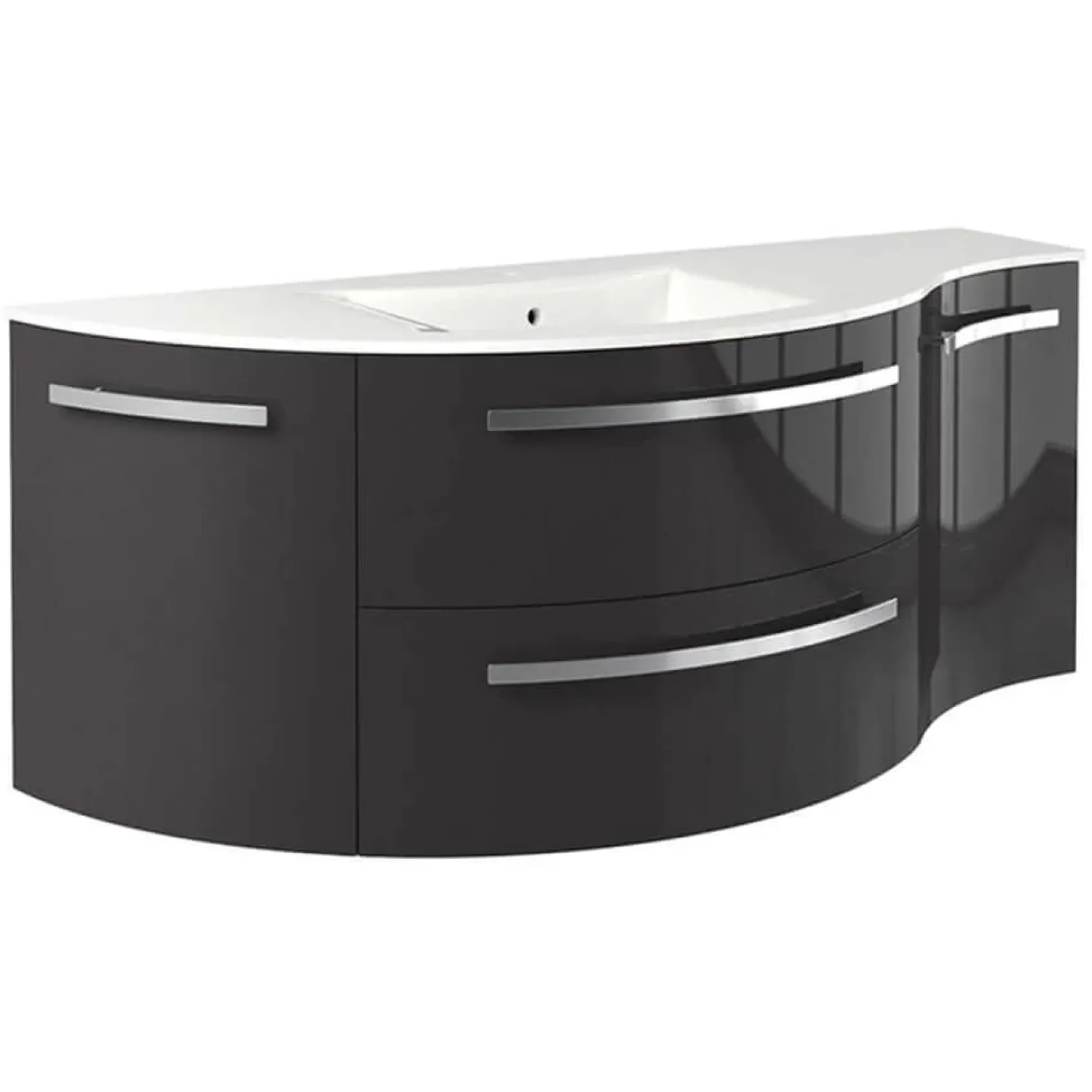 Latoscana 52" Modern Bathroom Vanity, Ameno Series, Left Side, AM52L