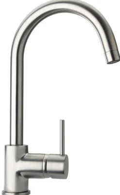 Latoscana Elba Single Handle Pull Down Kitchen Faucet, Stream Only, Brushed Nickel, 78PW591