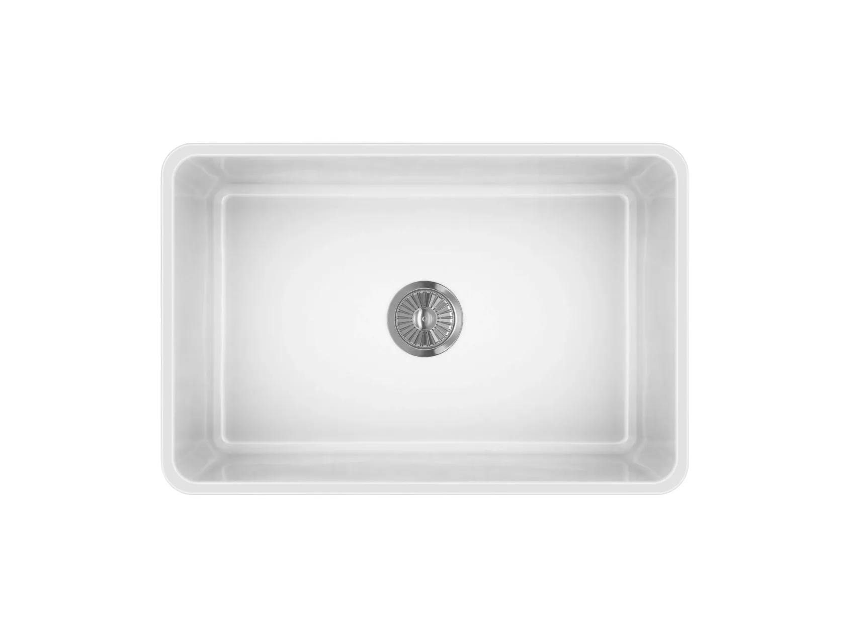 Latoscana 27" Fireclay Single Bowl Farmhouse Apron Sink Reversible LTW2718W