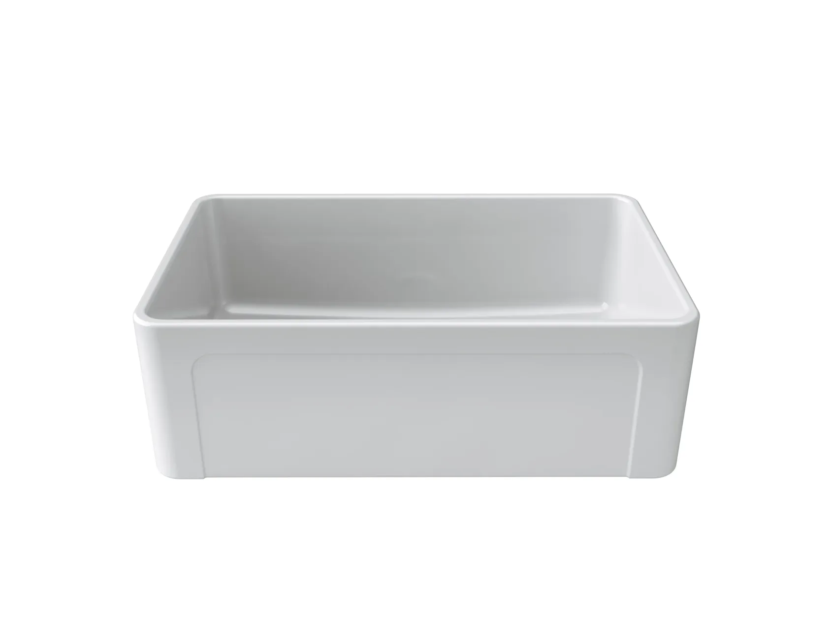 Latoscana 30" Fireclay Single Bowl Reversible Farmhouse Apron Sink, White, LTW3019W