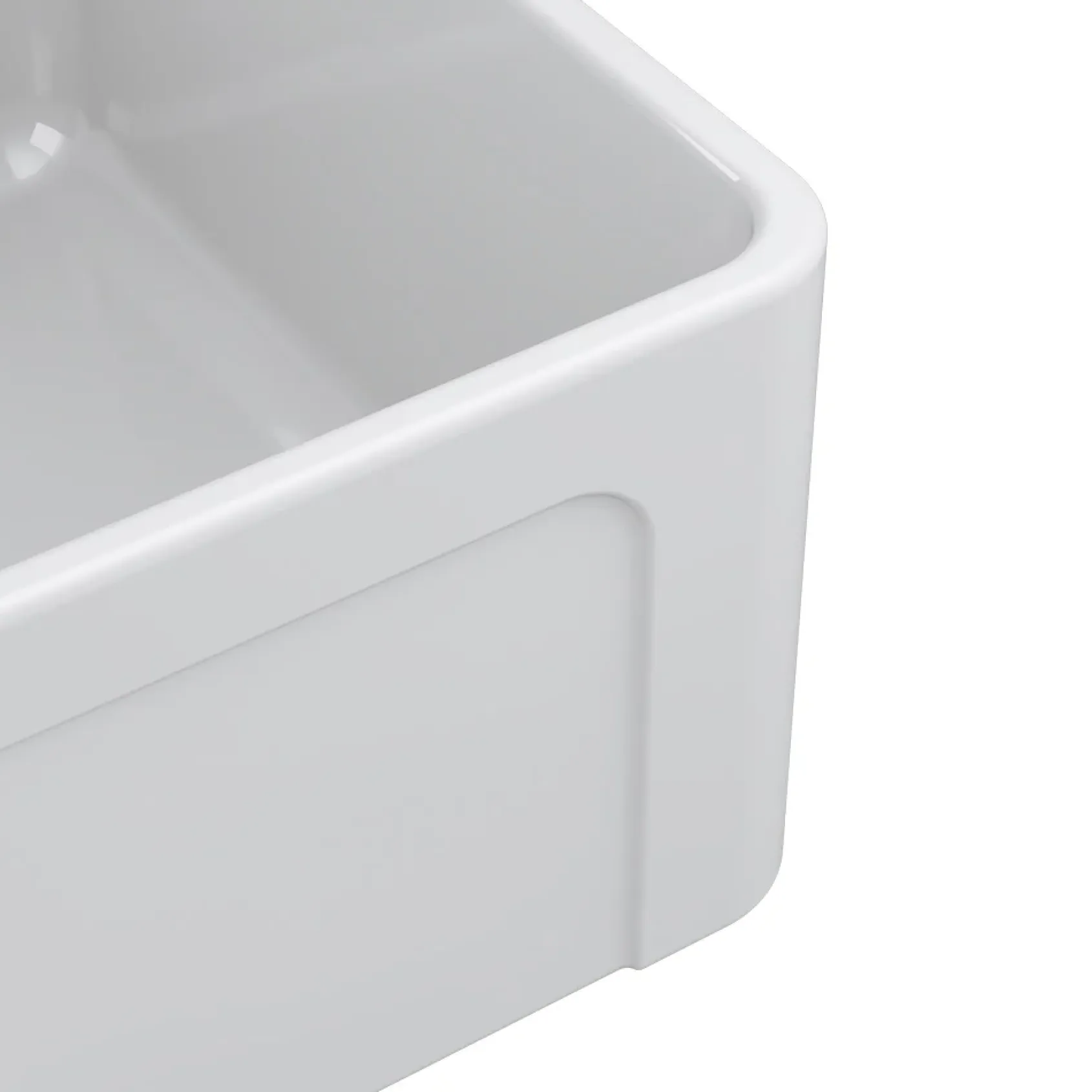 Latoscana 30" Fireclay Single Bowl Reversible Farmhouse Apron Sink, White, LTW3019W