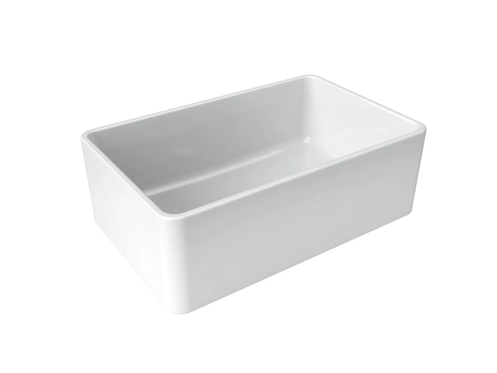 Latoscana 30" Fireclay Single Bowl Reversible Farmhouse Apron Sink, White, LTW3019W