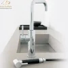 MaestroBath 1.8 GPM Nobile ADA Kitchen Faucet With Side Sprayer, Brushed Nickel, Lead-Free Brass, KIT-NOB-BNI