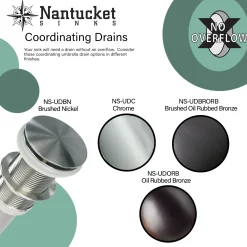 Nantucket Sinks Anchor 19.5