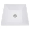 Nantucket Sinks Brant Point 16" Ceramic Bathroom Vessel Sink, White, NSV109