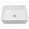 Nantucket Sinks Brant Point 19" Ceramic Bathroom Vessel Sink, White, NSV105